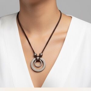 Boho cord necklace  NWT